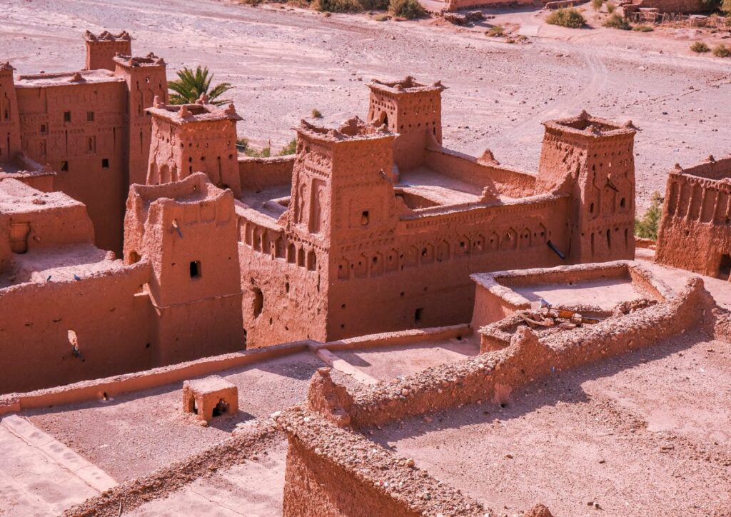 Ait Ben Haddou kasbah closeup, Morocco