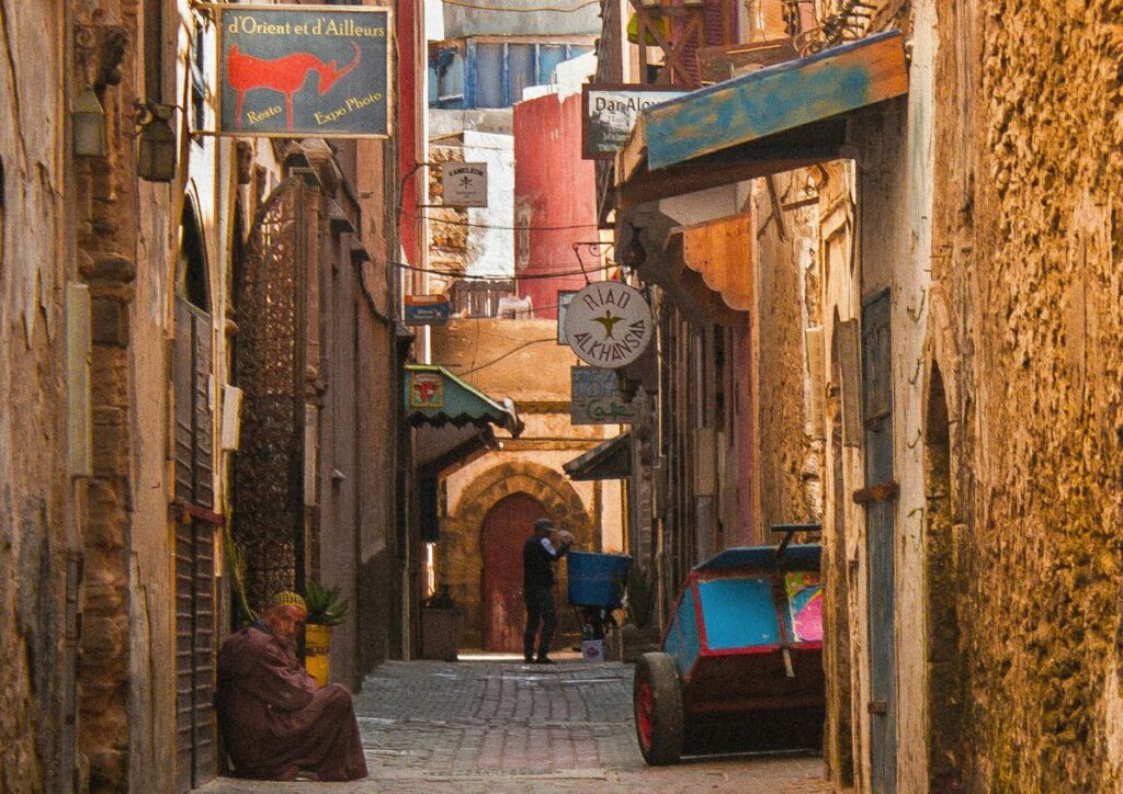 Essaouira medina alley, Morocco