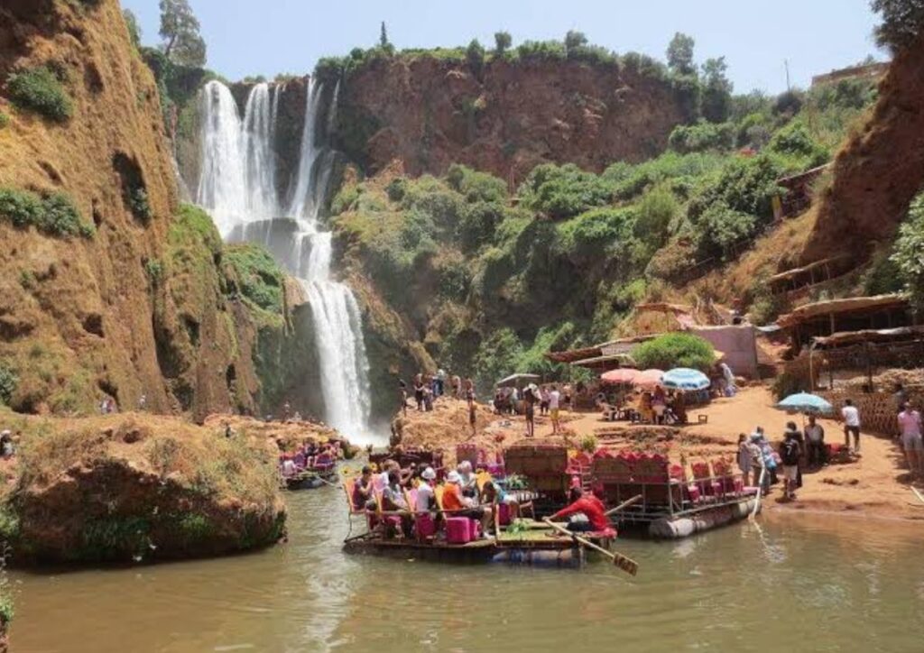 Ouzoud waterfalls rafts, Morocco